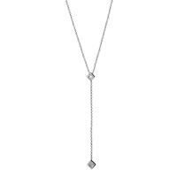Sterling Silver Cubic Zirconia Lariat Pendant by Reign