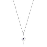 "Stellar" Collection Lab Created Sapphire Pendant by ELLE