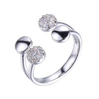 Sterling Silver Open Circle Ring by Reign