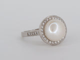 Sterling Silver Freshwater Pearl Ring by Miss Mimi