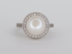 Sterling Silver Freshwater Pearl Miss Mimi Ring Availabel at The Vault Fine Jewellery 