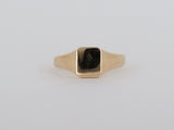 10k Yellow gold Signet Ring Availabel at The Vault Fine Jewellery 