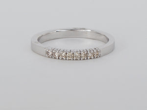 14k White Gold 8 Diamonds Diamond Ring Availabel at The Vault Fine Jewellery 