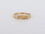 10k Yellow Gold Signet Ring Availabel at The Vault Fine Jewellery 