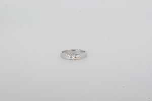 14k White Gold 3 Diamond  Ring Availabel at The Vault Fine Jewellery 