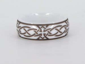 Ceramic Celtic Ring Availabel at The Vault Fine Jewellery 