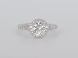 18k White Gold Semi Mount Diamond Ring Availabel at The Vault Fine Jewellery 