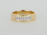 18k Yellow Gold 16 Diamonds Diamond Ring Availabel at The Vault Fine Jewellery 