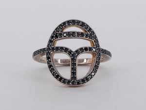 Black Crystal Thomas Sabo Ring Availabel at The Vault Fine Jewellery 