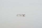 14K White Gold 4 Prong Solitaire Diamond Ring