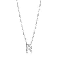 Initial "R" Necklace by Reign