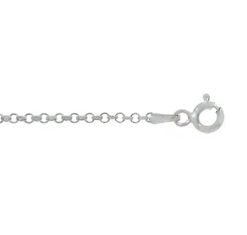 Sterling Silver Rolo link Chain | 24"