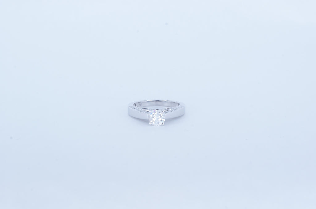 14k White Gold Diamond Ring Availabel at The Vault Fine Jewellery 