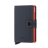 Matte Nightblue & Orange Miniwallet by Secrid