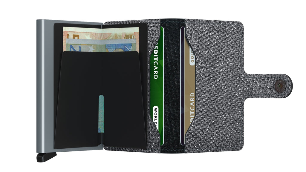Sparkle Silver Miniwallet by Secrid
