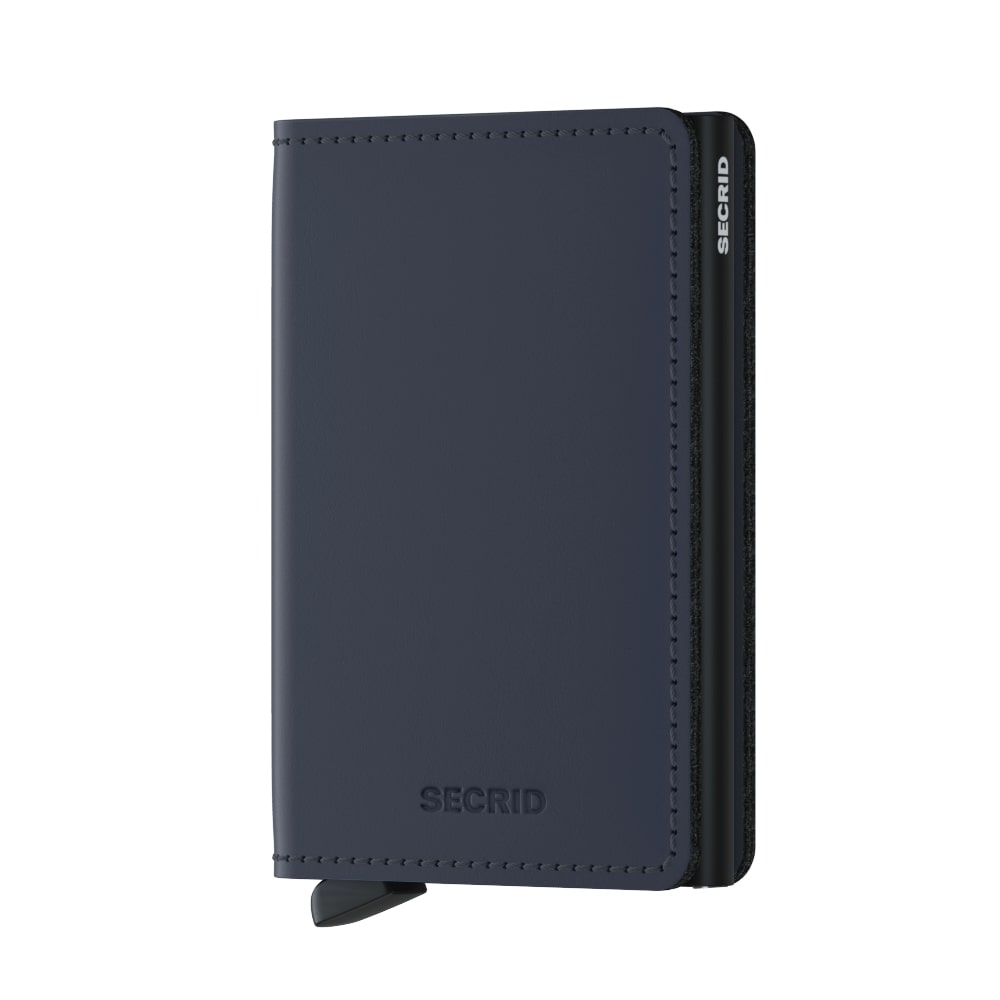 Matte Night Blue Slimwallet by Secrid