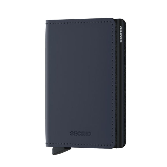 Matte Night Blue Slimwallet by Secrid