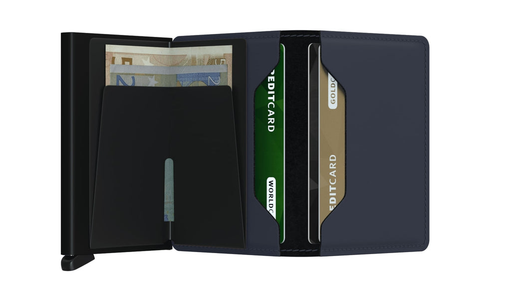 Matte Night Blue Slimwallet by Secrid