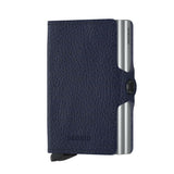 Vegetable Tanned Navy Twinwallet by Secrid