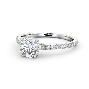 1.01ct Lab Created Brilliant Cut Diamond Ring