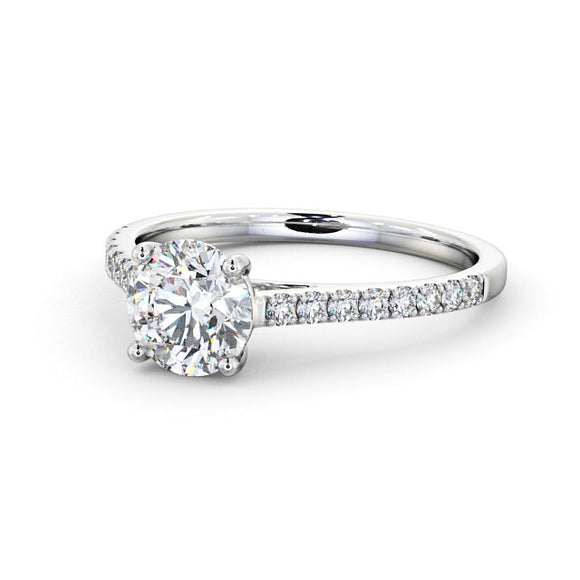 1.01ct Lab Created Brilliant Cut Diamond Ring