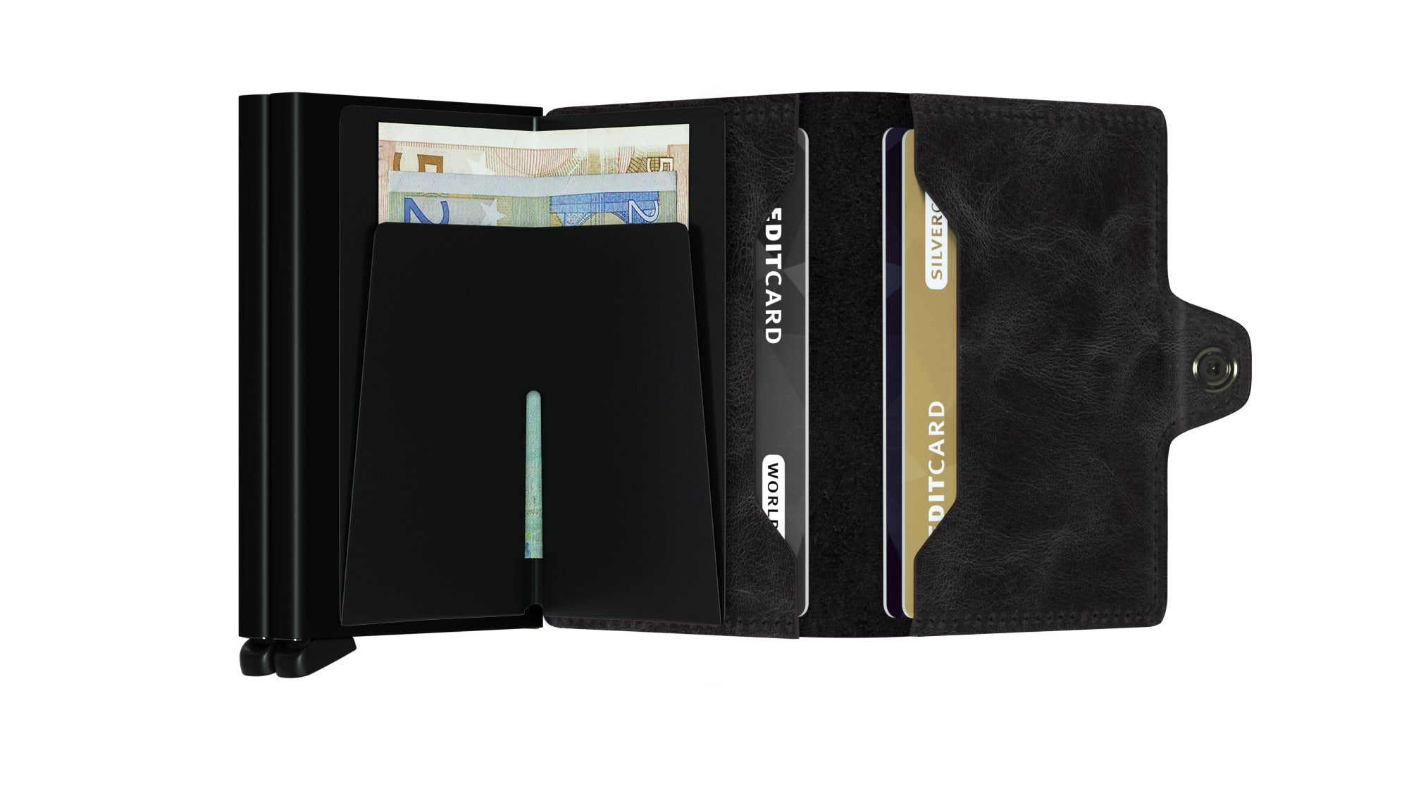 Vintage Black Twinwallet by Secrid