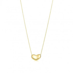 14K Tiffany® Inspired Yellow Gold Bean Necklace