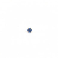 14K Blue Cubic Zirconia Stud Earrings