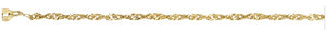 14K Yellow Gold Singapore link Chain | 18"