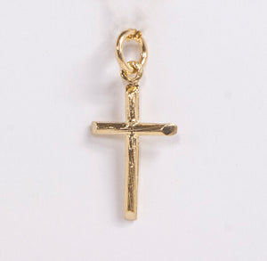 10K Gold Cross Pendant