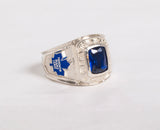 Sterling Silver Toronto Maple Leafs Ring