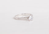 Sterling Silver Ring with Cubic Zirconia