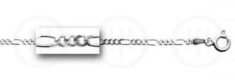 Sterling Silver Figaro Chain 20