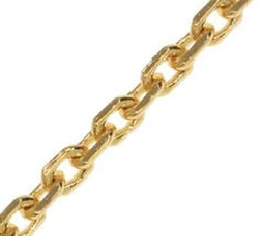 18K Gold Cable Chain 18