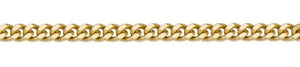 10K Gold Fine Curb Link Chain 16" CH