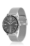 Hugo Boss Mesh-Bracelet Watch with Grey Dial