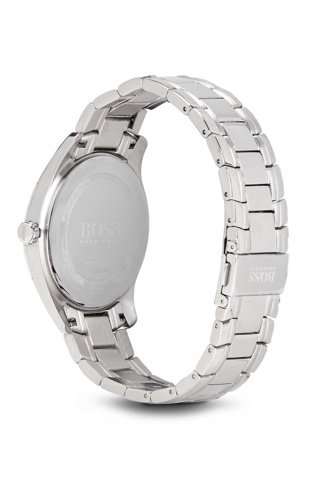 Hugo Boss Stainless Steel Bracelet Strap 3-Hand Quartz Ambassador Watch