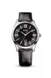 Hugo Boss Black Croc-Embossed Strap 3-Hand Quartz Ambassador Watch