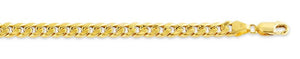 10K Gold Hollow Italian Bracelet