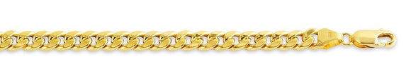 10K Gold Hollow Italian Bracelet