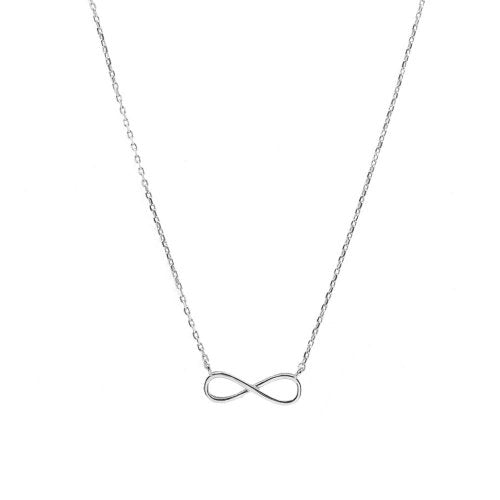 Sterling Silver Infinity Necklace | 18