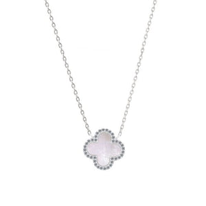 Sterling Silver Designer Inspired Van Cleef® Necklace