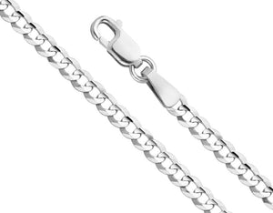 Sterling Silver Heavy Curb Chain 20"